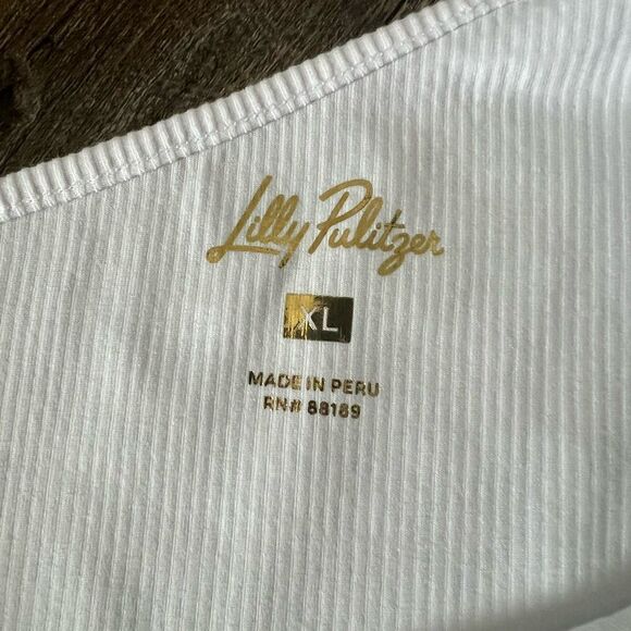 Lilly Pulitzer Gael Knit Top- Size XL - Picture 3 of 10